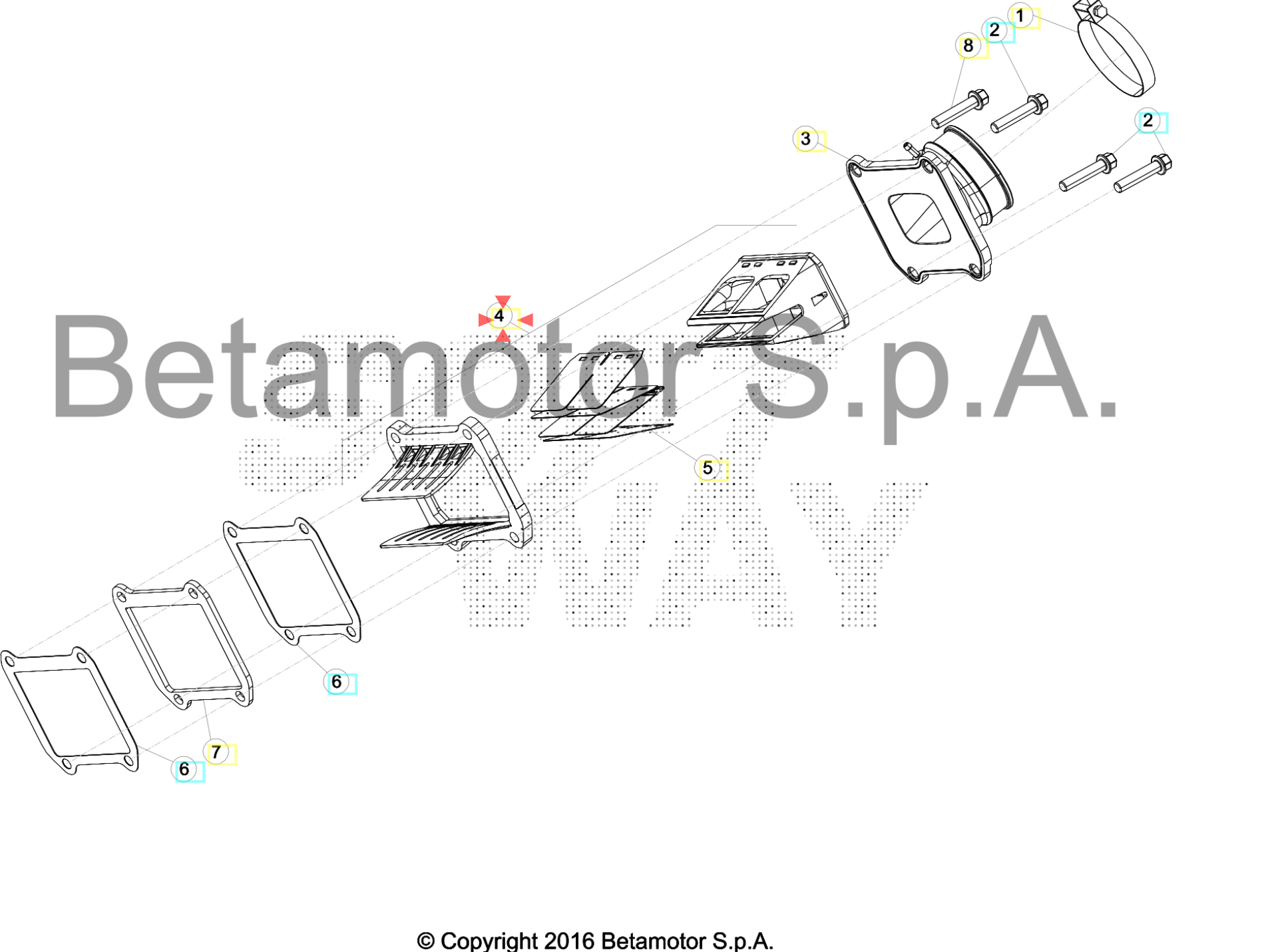 Reed Valve Beta Orj Yp B3-1