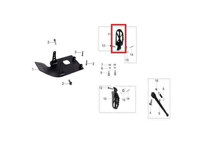 Kayo Tt 190 R Sol Basamak   B2