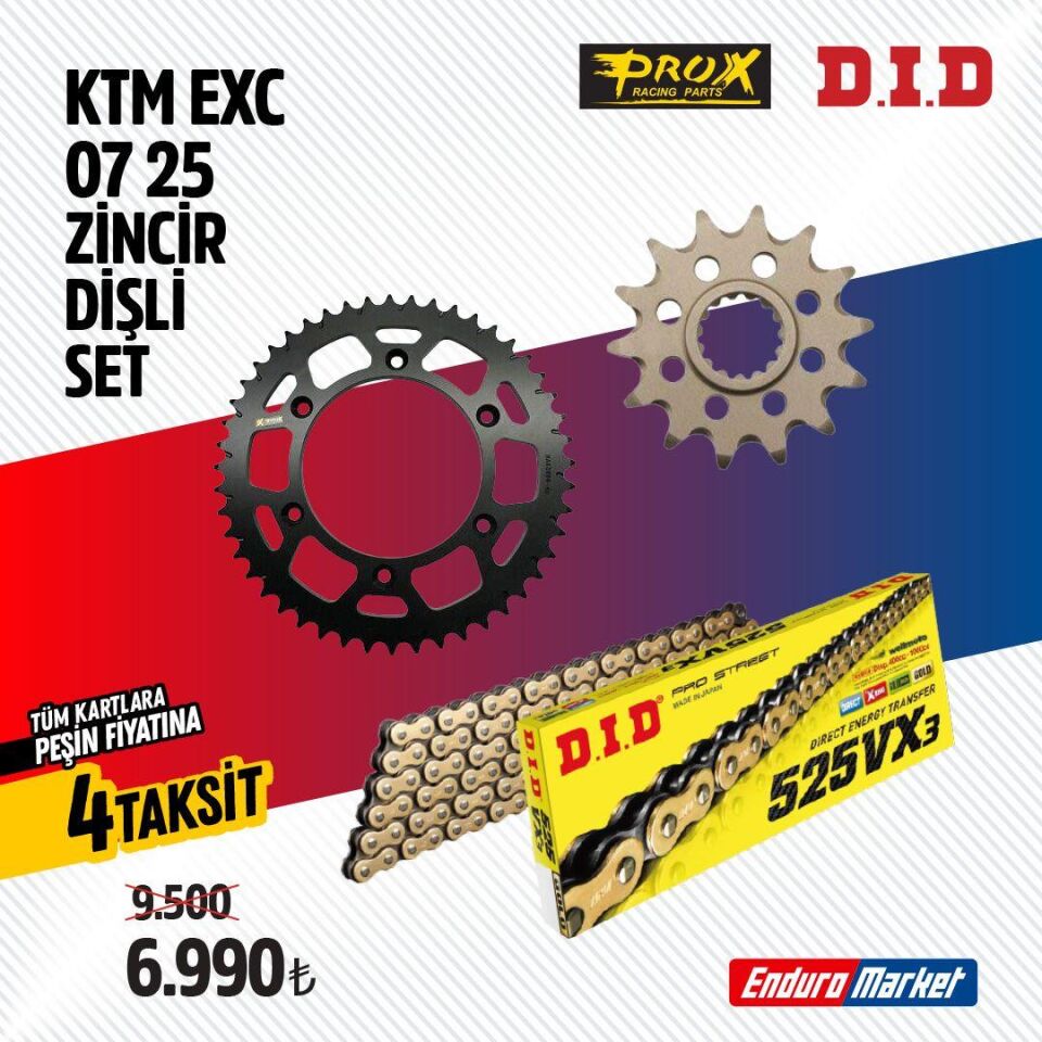 Ktm 250 EXC TPI Zincir Dişli Set 