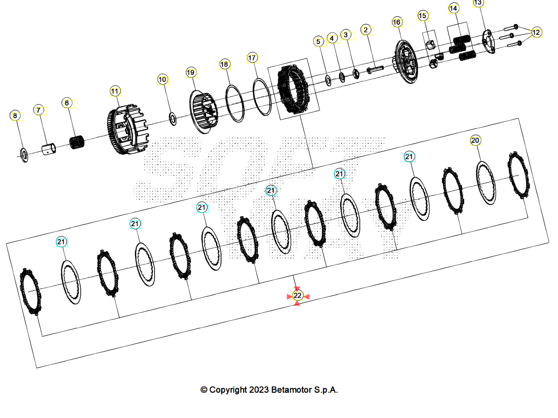 Alp 24-25 Debriyaj Balata Tk Beta Orj Yp B3-2