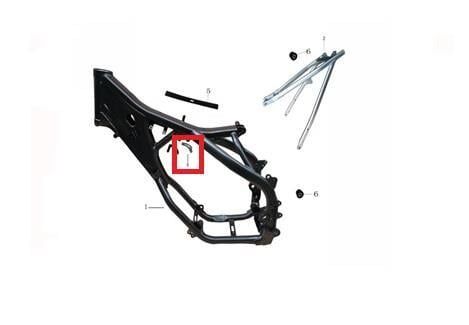 Kayo Kt 250 Motor Üst Bağlantı Braketi B6