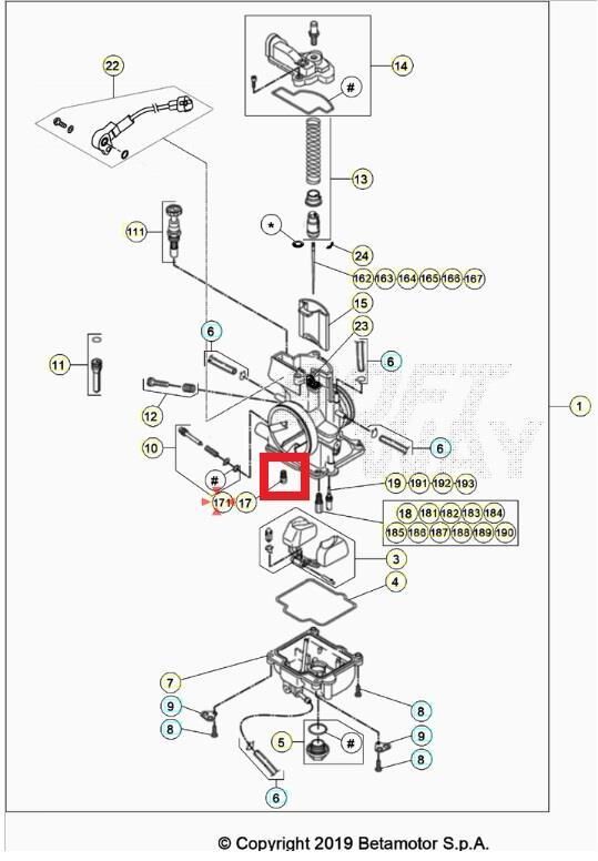 Starterjet 50 Keıhınj  Beta Orj Yp B11-2