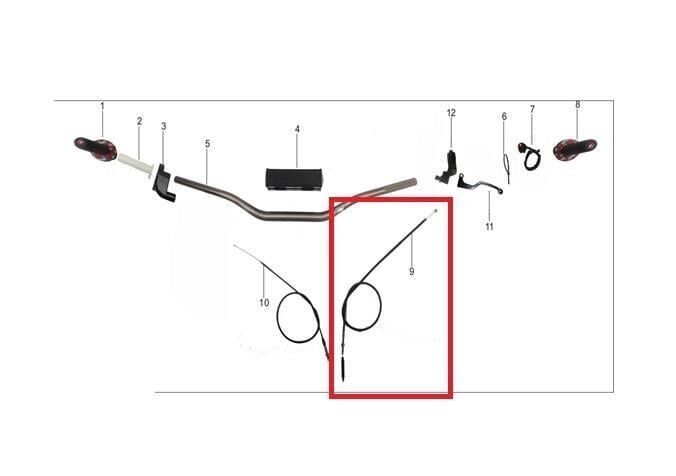 Kayo Tt 190 R Gaz Teli D3