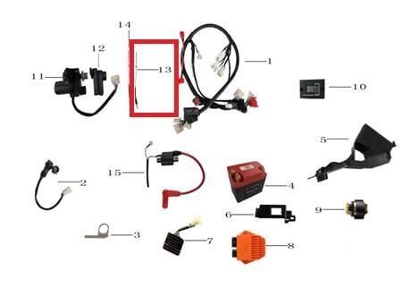 Kayo Kt 250 - Yuki Motor Kablosu B4