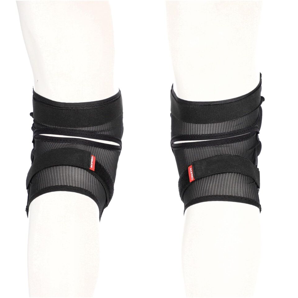 Acerbis X-Knee Soft Çocuk Dizlik Siyah Kırmızı