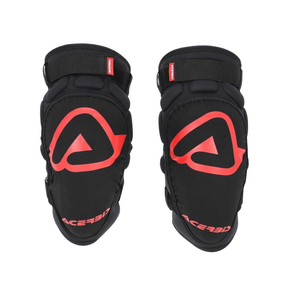 Acerbis X-Knee Soft Çocuk Dizlik Siyah Kırmızı